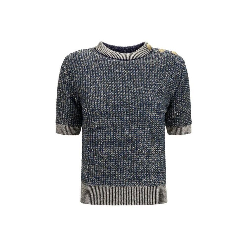 Balmain Blue Polyamide Women's Sweater